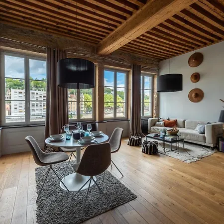 Le Loft Ethnic - Avec Jolie Vue Sur La Saone Appartement *