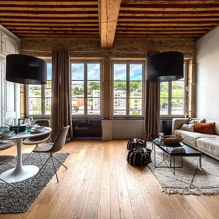 Le Loft Ethnic - Avec Jolie Vue Sur La Saone Διαμέρισμα *